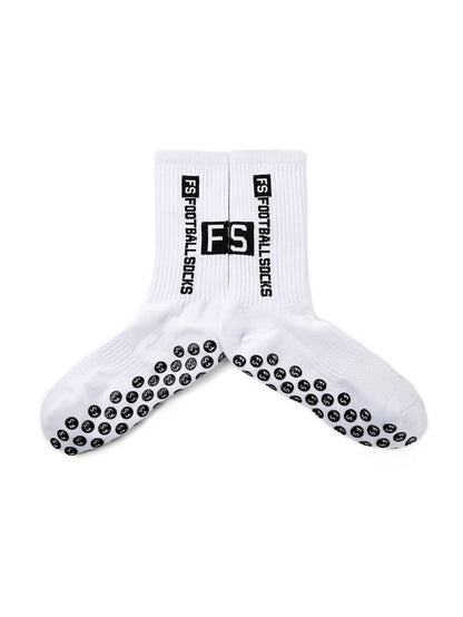 Chaussettes football antidérapantes adulte